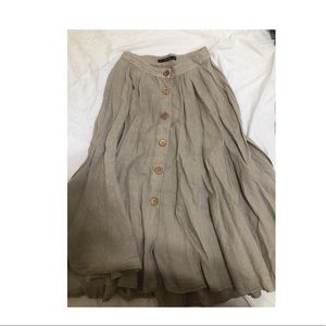Zara linen skirt